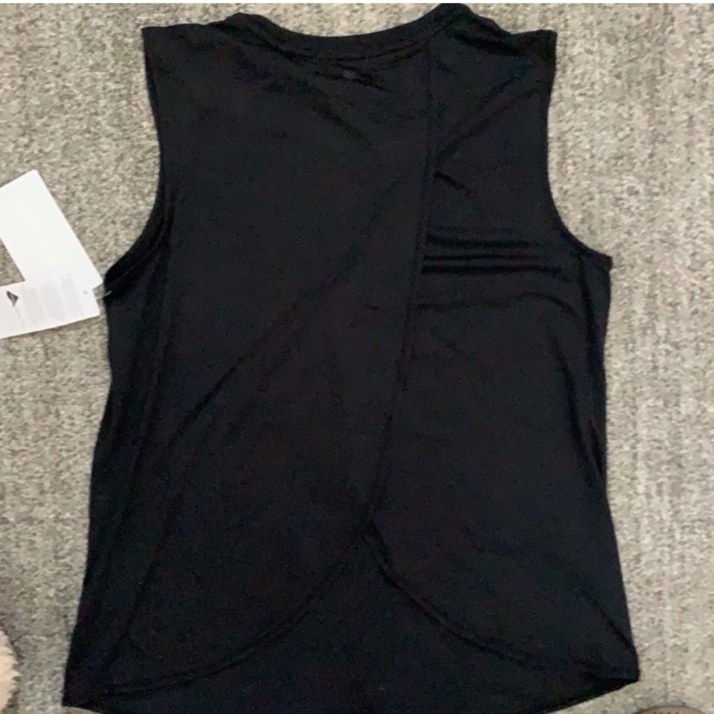 Athleta SunLover UPF 50+ Black Muscle Tank Large NWT - Picture 3 of 10